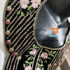 پنل مشکی مخمل گلدوزی