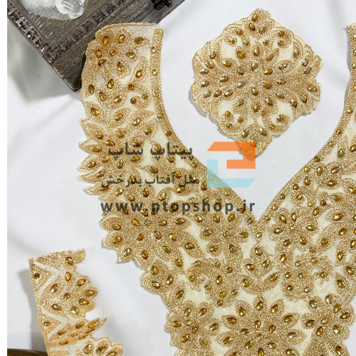 ست پنل ارگانزای پر نگین